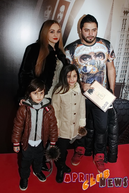 Александр Бердников с семьёй